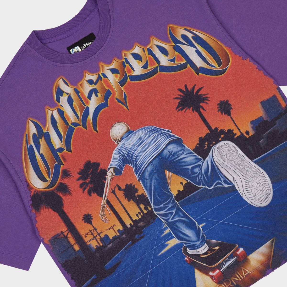 GODSPEED Kick Push Tshirt (Purple)