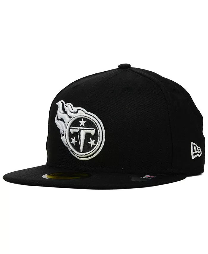 NEW ERA CAP-Tennessee Titans Black And White SNAPBACK -70419091