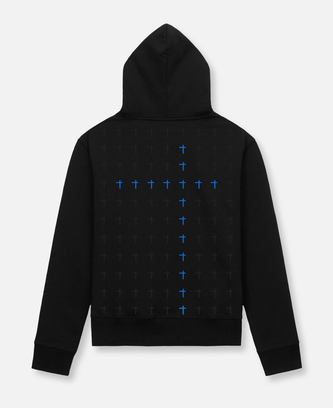 RTA-MARKUS HOODIE | BLACK BLUE LONG CROSS