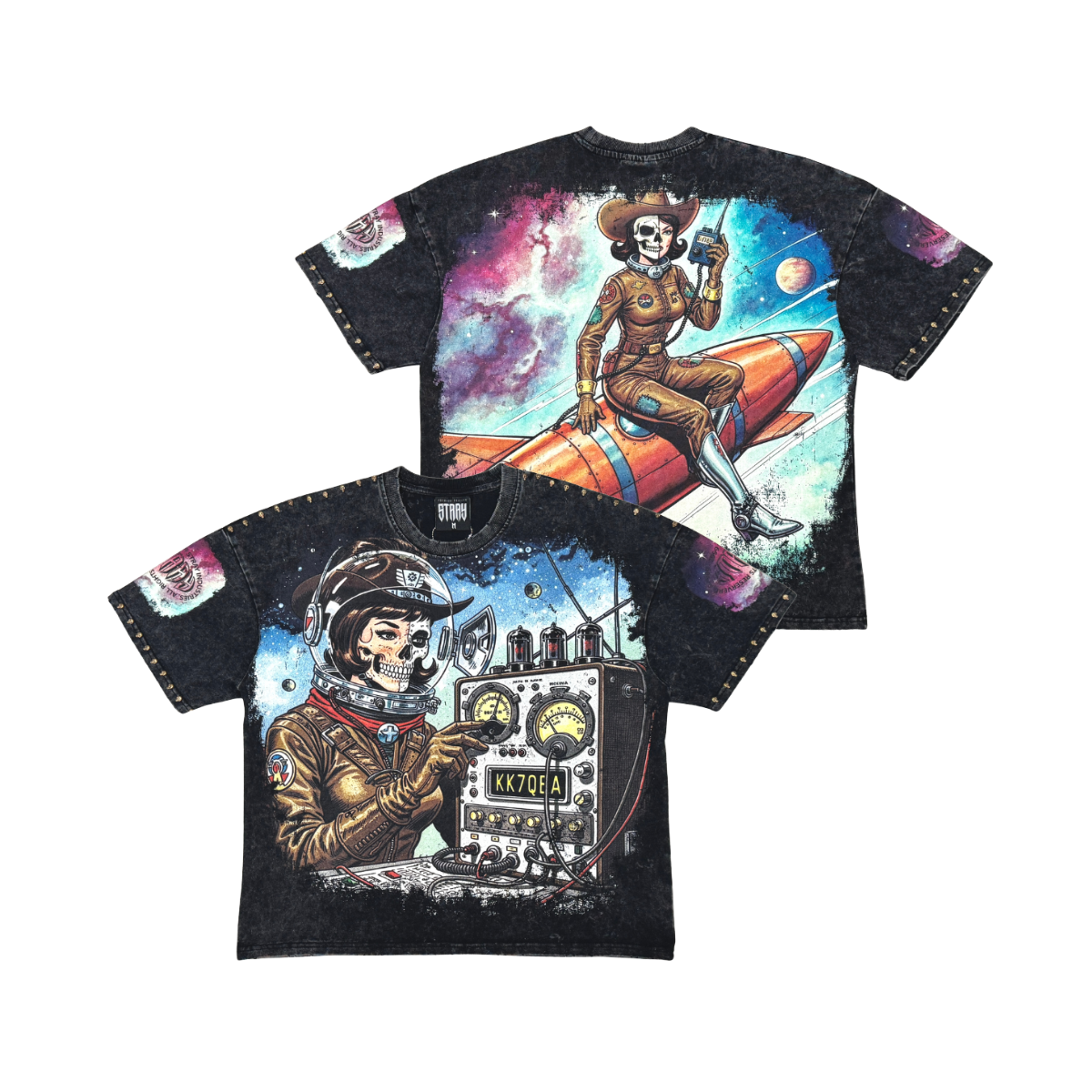 STRAY female astronaut tee