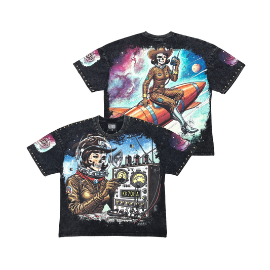 STRAY female astronaut tee