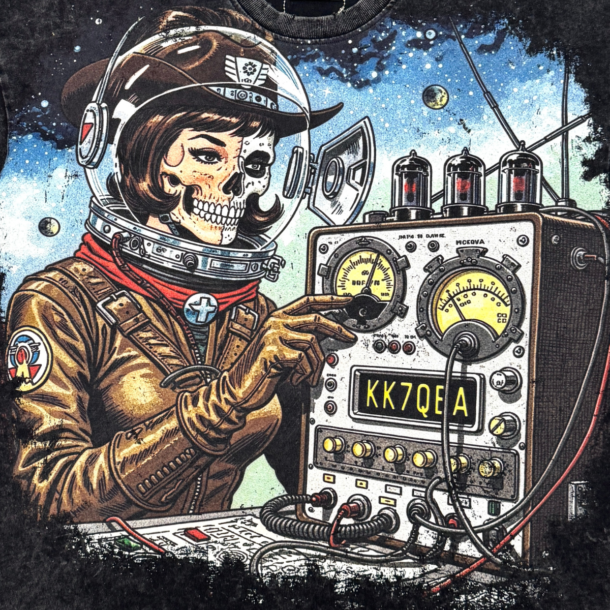 STRAY female astronaut tee