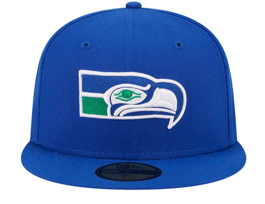 NEW ERA -Men's Seattle Seahawks New Era Royal Throwback Main -11872940