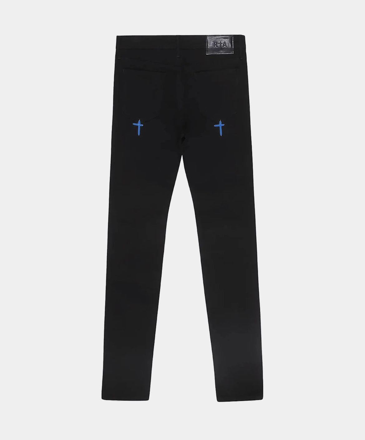 RTA-BRYANT SKINNY JEAN | BLACK BLUE REST IN PEACE