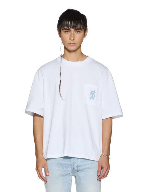 KSUBI EFFECT EKCESS POCKET SS TEE TRU WHITE