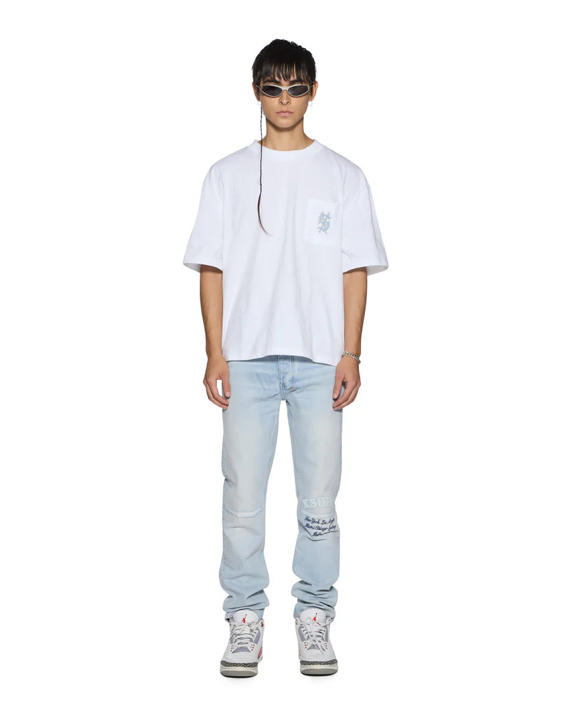 KSUBI EFFECT EKCESS POCKET SS TEE TRU WHITE