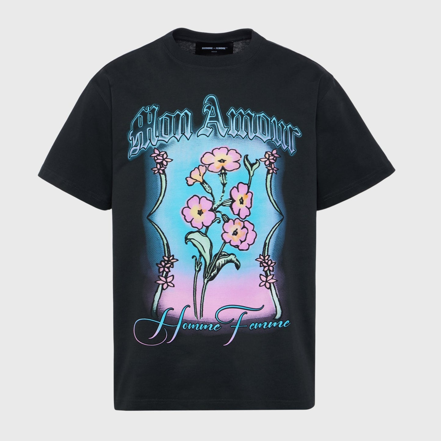 MY LOVE TEE BLACK/BLUE