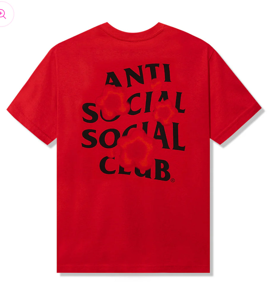ANTI SOCIAL CLUB-Seeing the Feeling Red Tee