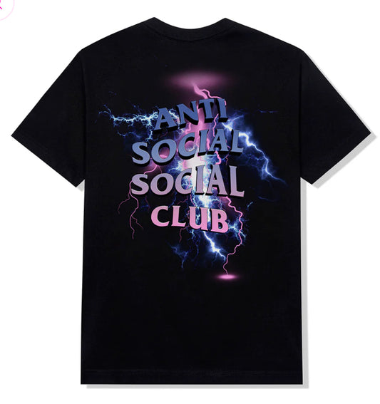 Antisocial club-Bolt From The Blue Tee - Black