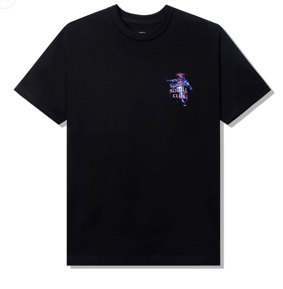 Antisocial club-Bolt From The Blue Tee - Black