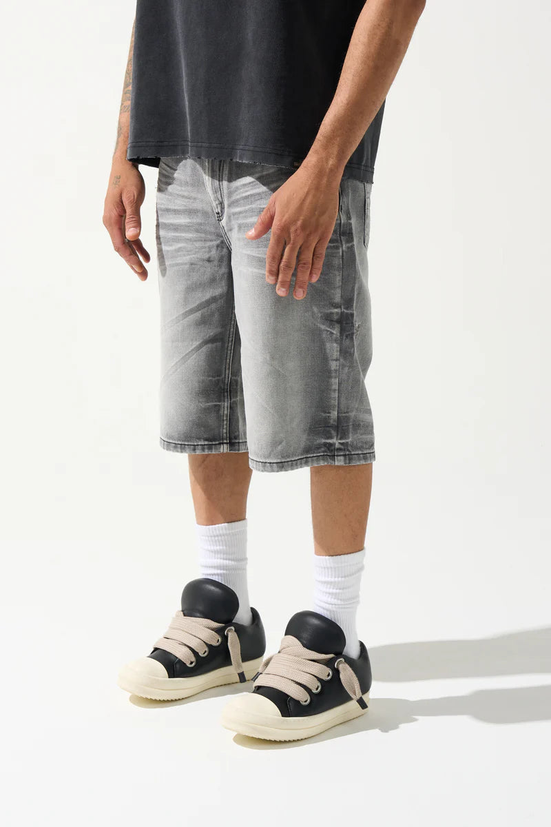 SERENEDE “TITAN” GREY DENIM SHORTS