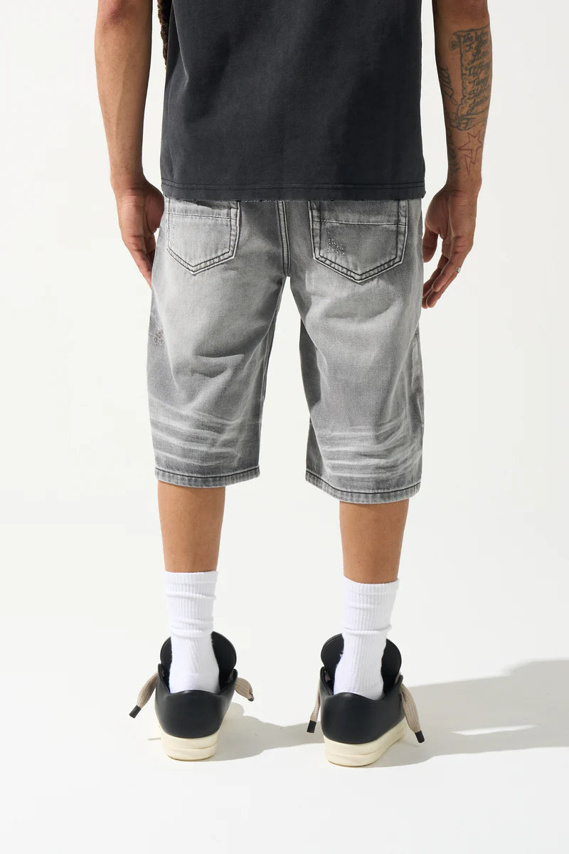 SERENEDE “TITAN” GREY DENIM SHORTS