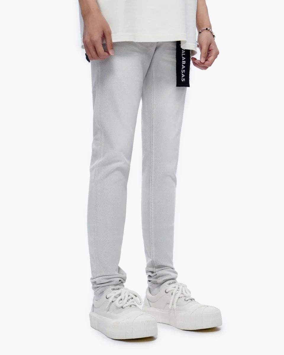 VALABASAS MR. FLEX SNOW GREY SKINNY JEANS