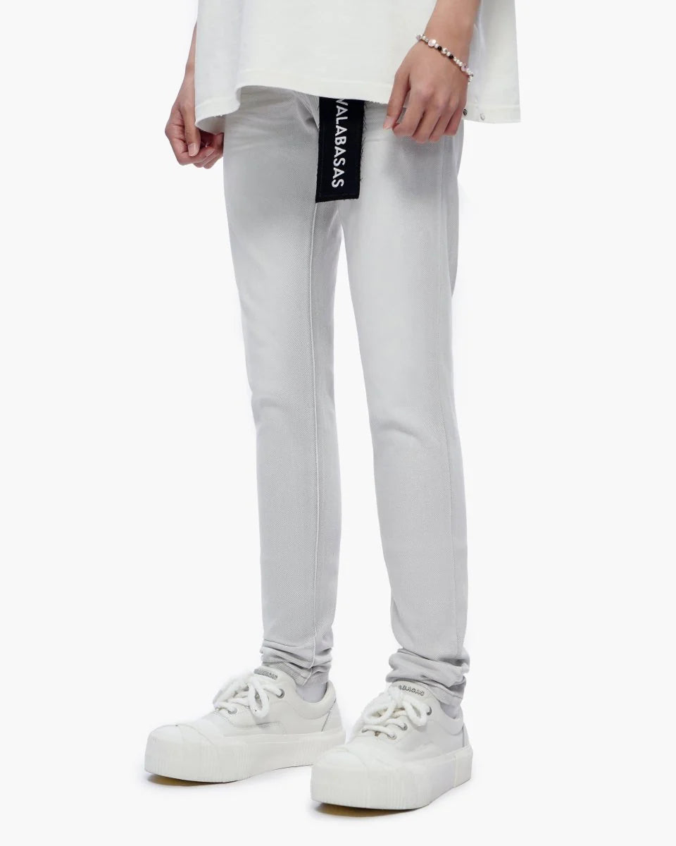 VALABASAS MR. FLEX SNOW GREY SKINNY JEANS