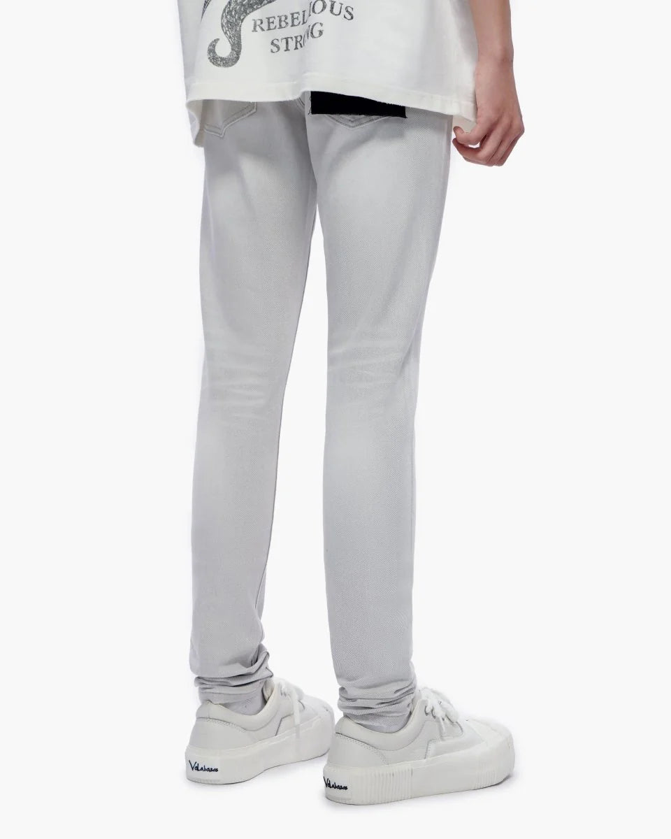 VALABASAS MR. FLEX SNOW GREY SKINNY JEANS