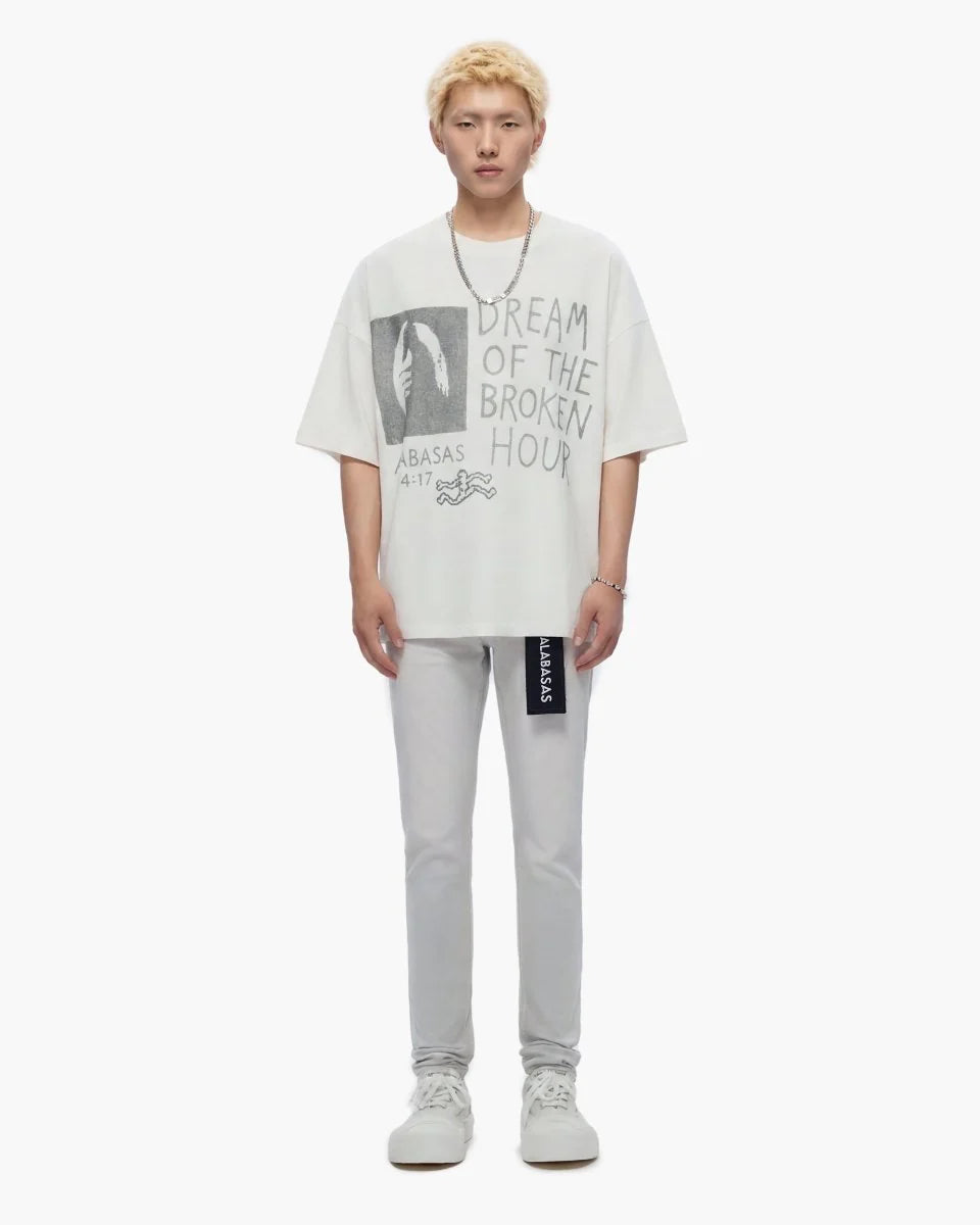 VALABASAS MR. FLEX SNOW GREY SKINNY JEANS