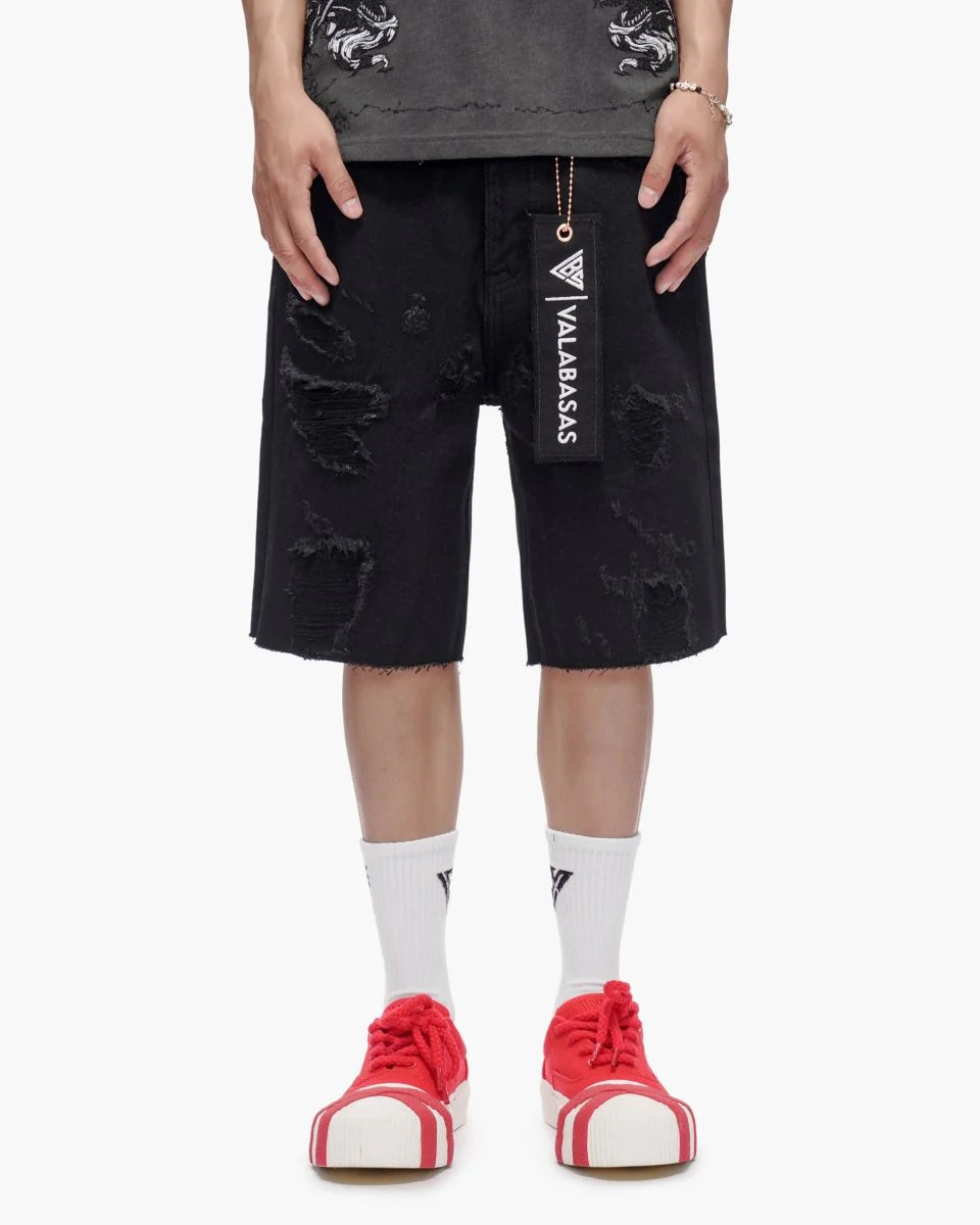 VALABASAS COMPASS SHORTS JET BLACK