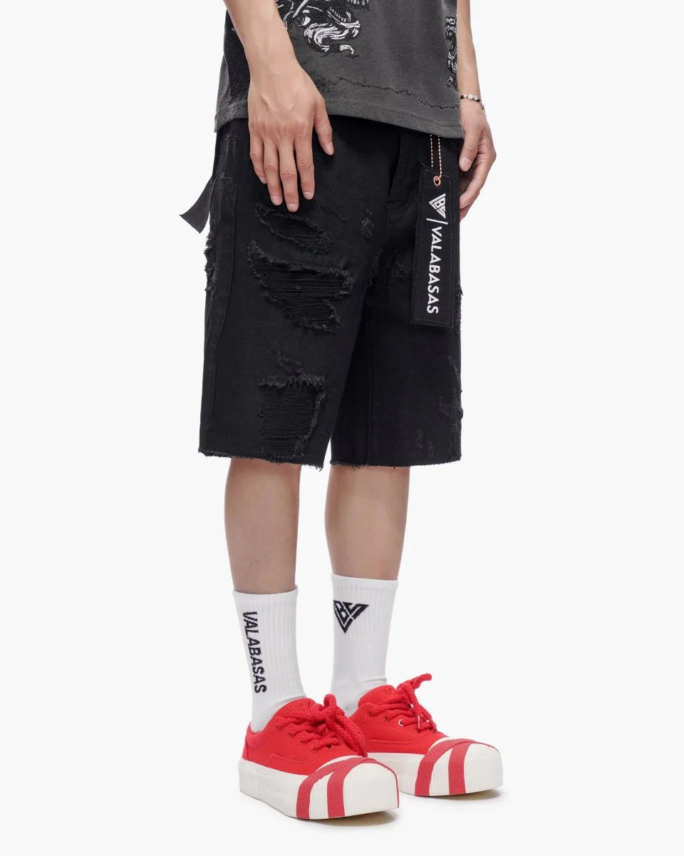 VALABASAS COMPASS SHORTS JET BLACK
