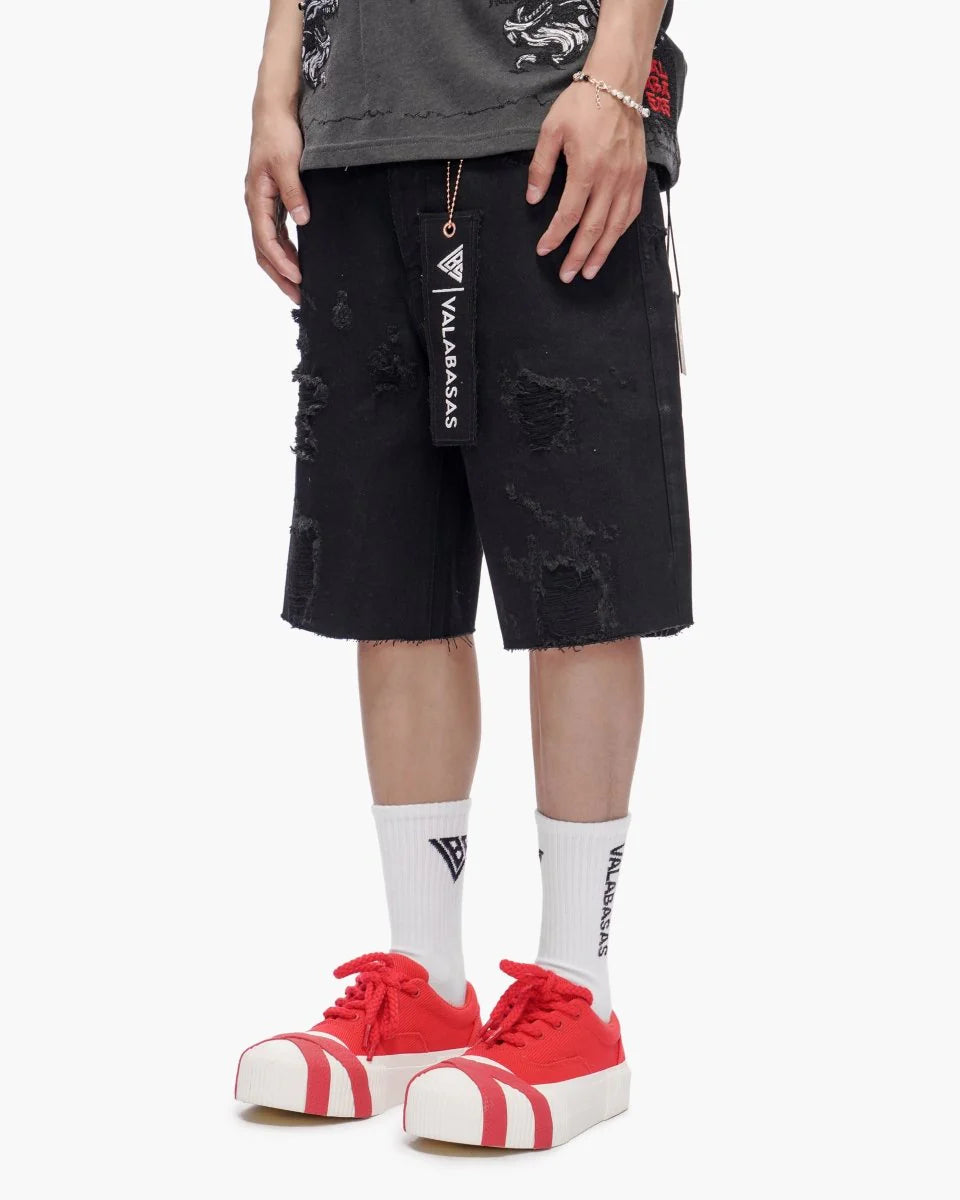 VALABASAS COMPASS SHORTS JET BLACK