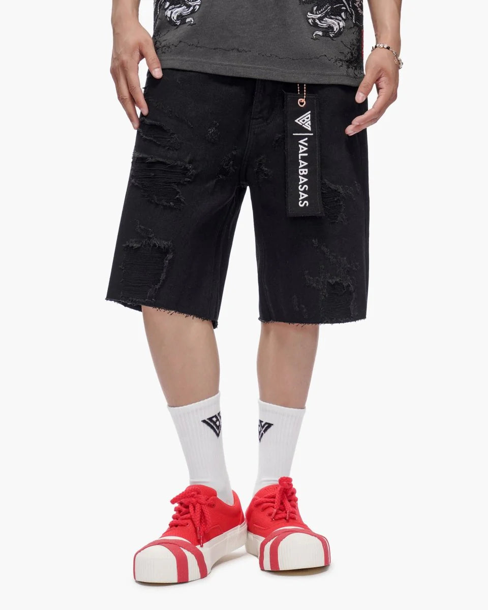VALABASAS COMPASS SHORTS JET BLACK