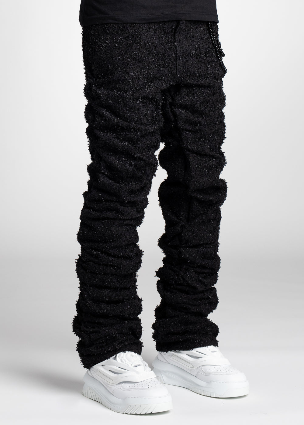 GUAPI -ALL BLACK SUPER STACKED DENIM -148ASSD
