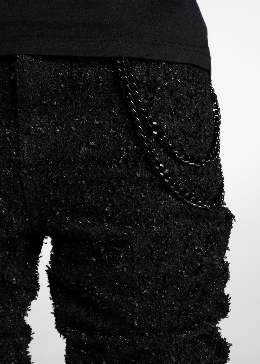GUAPI -ALL BLACK SUPER STACKED DENIM -148ASSD