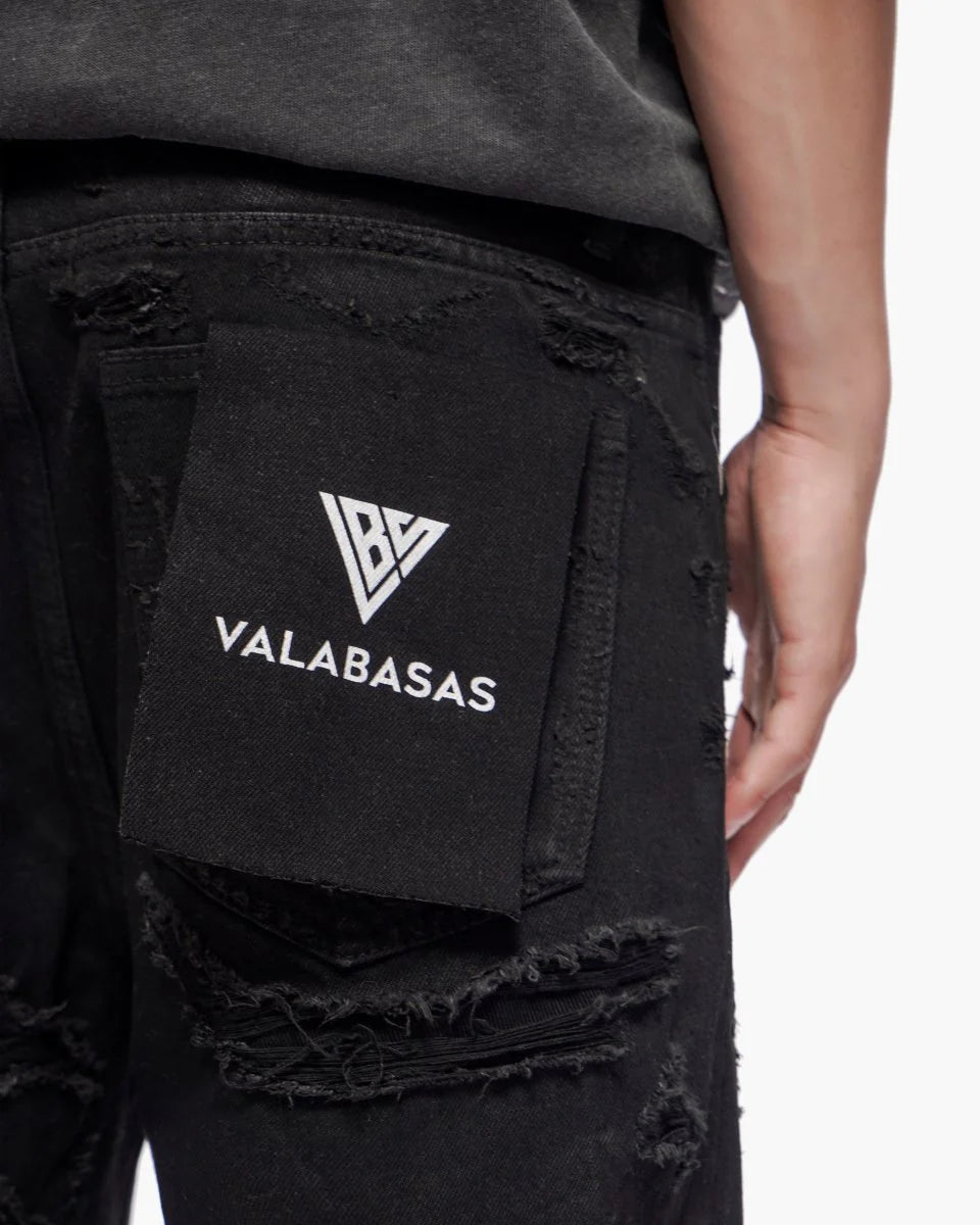 VALABASAS COMPASS SHORTS JET BLACK