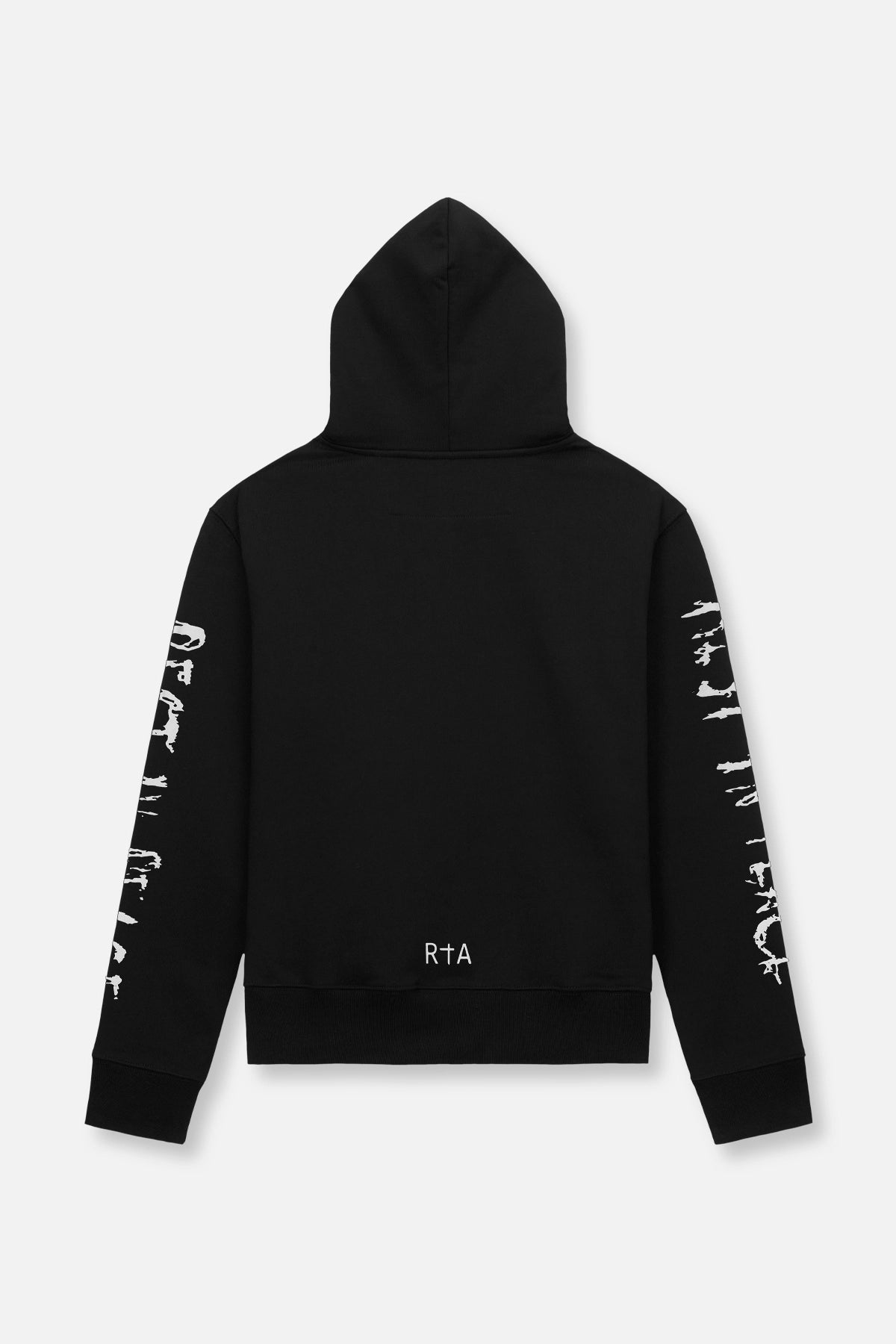 RTA-DION HOODIE | BLACK REST IN PEACE-MH24K628