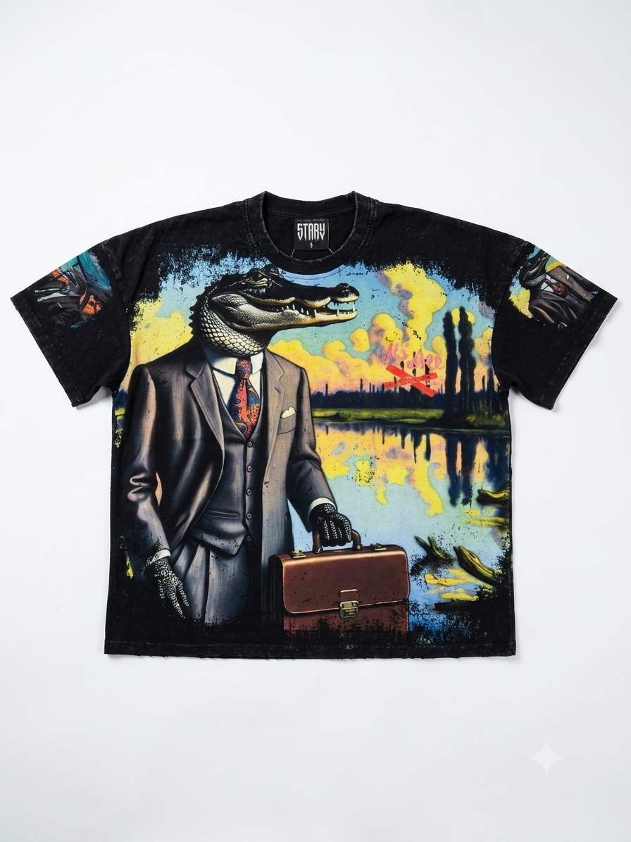 STRAY Crocodile T-shirt-ST1748