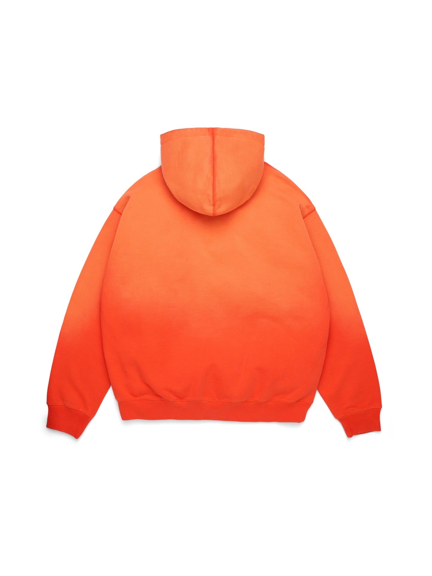 DENIM TEARS PEACE WREATH KNOCKOUT ZIP HOODIE ORANGE