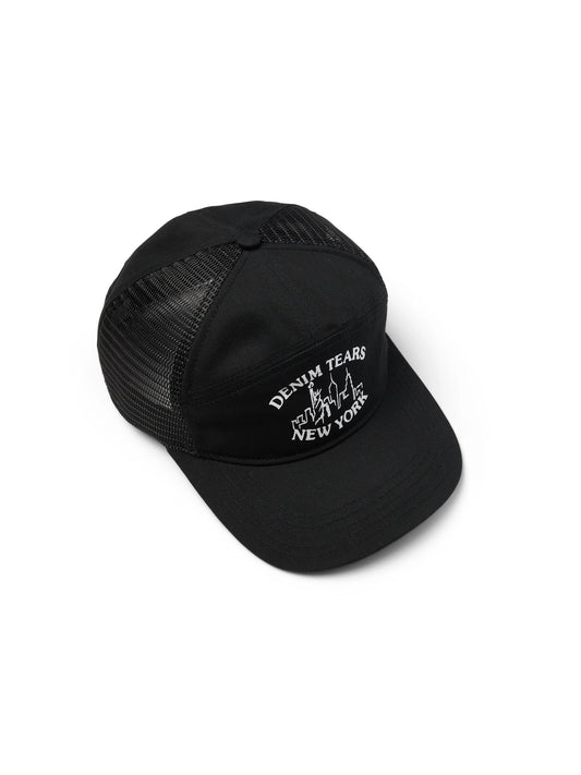 DENIM TEARS SKYLINE CAP BLACK