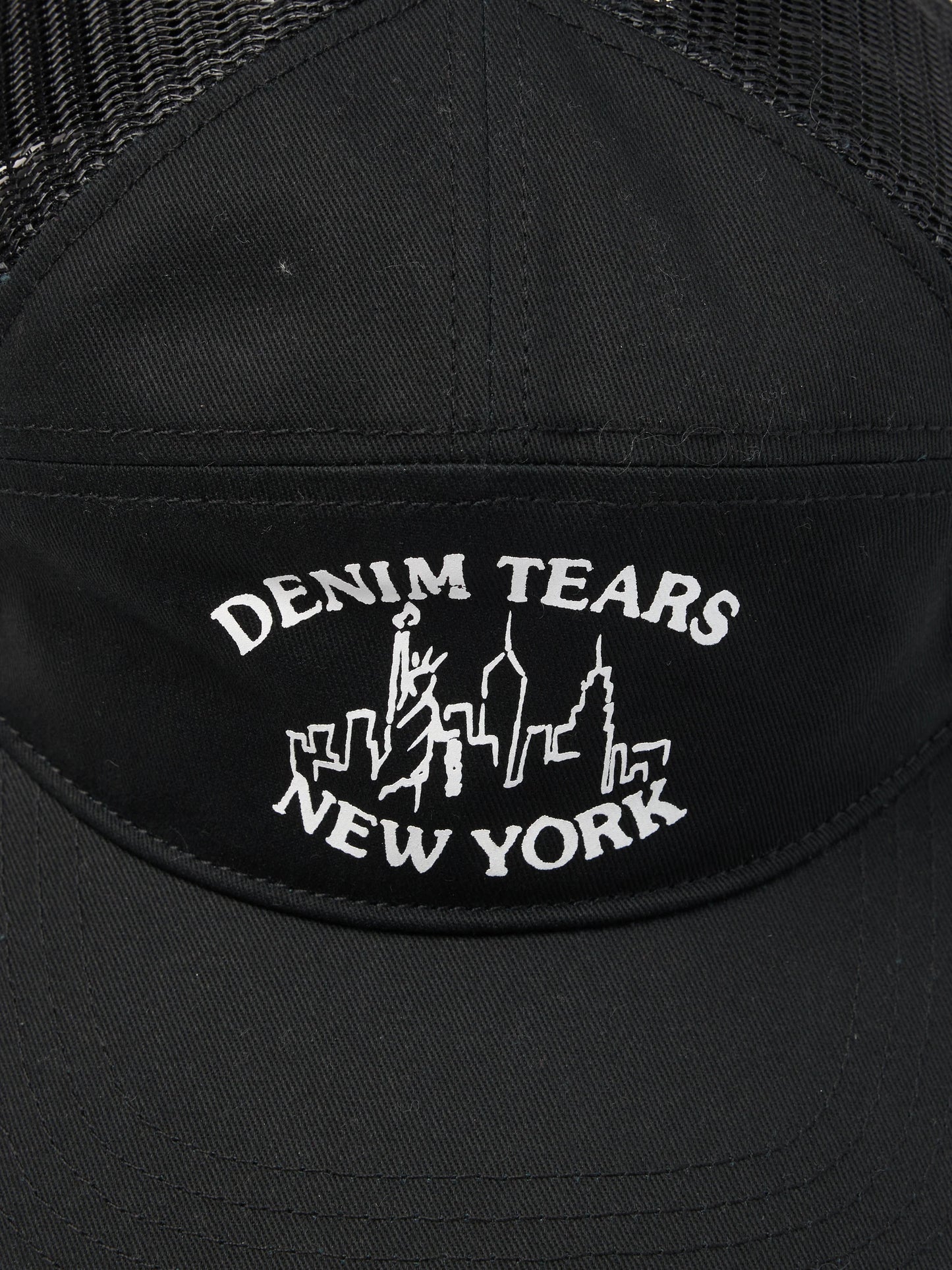 DENIM TEARS SKYLINE CAP BLACK