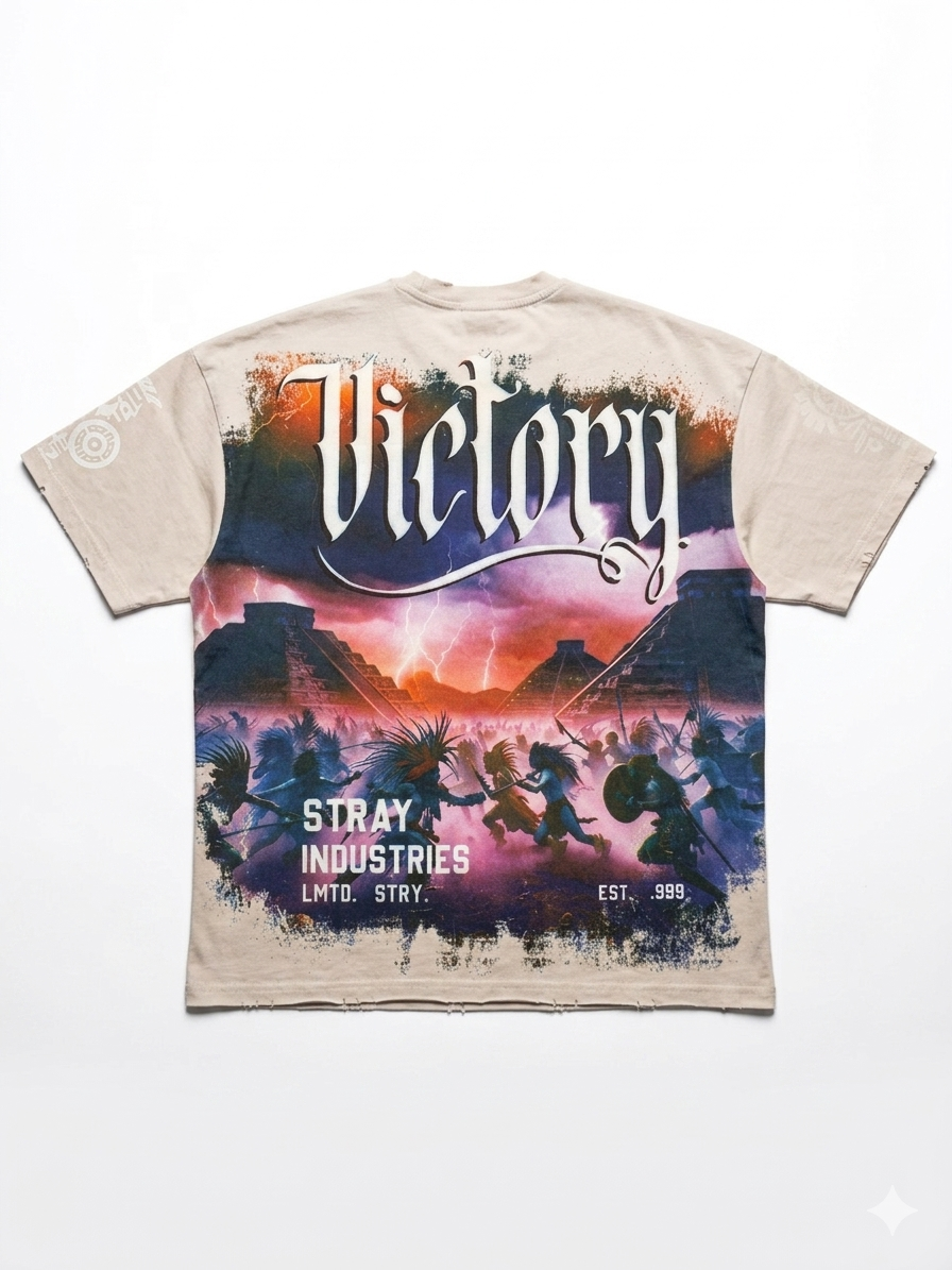 STRAY- VICTORY T-SHIRT - OAT 1754