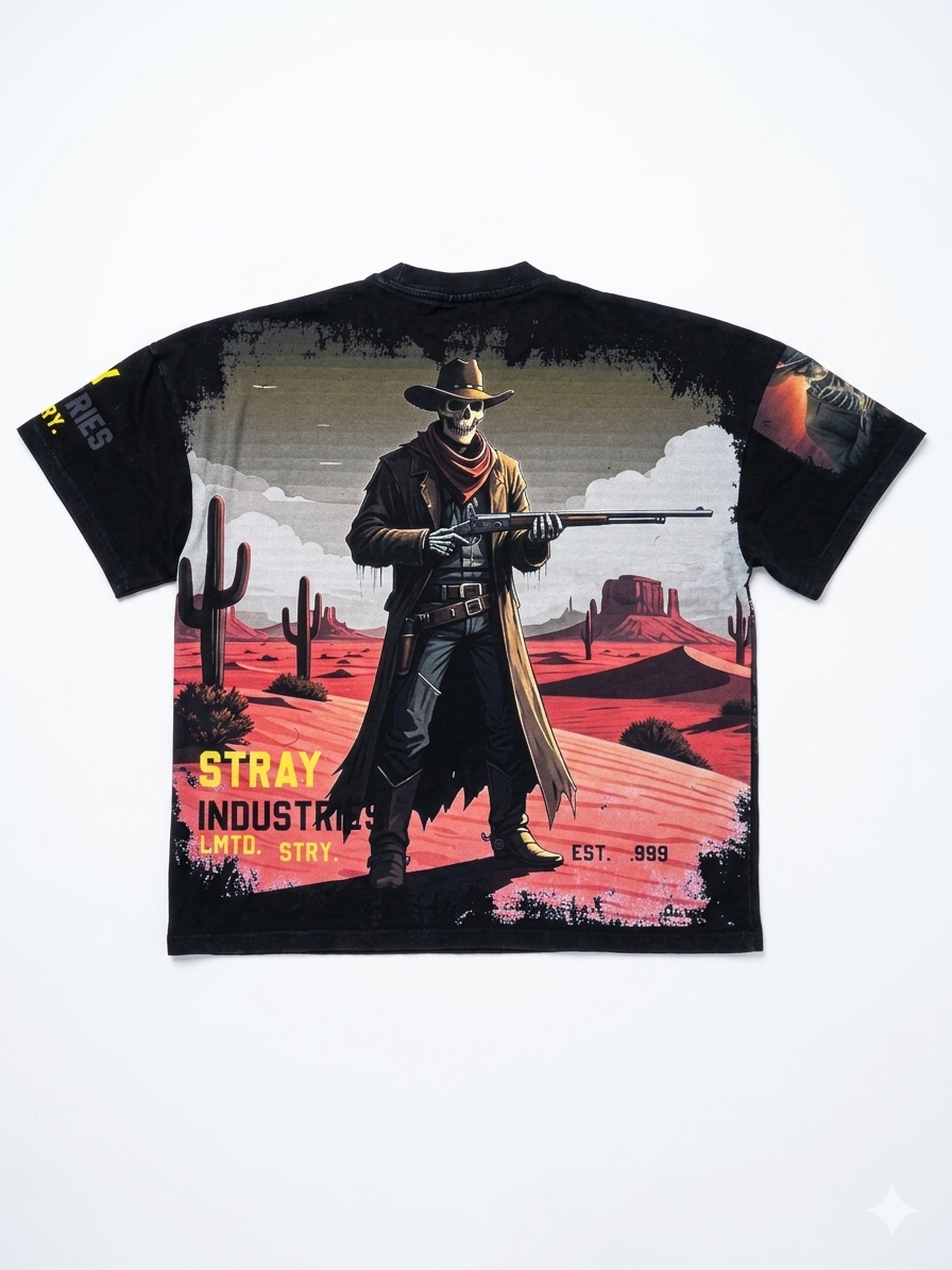 STRAY - GUARDING T-SHIRT - BLACK 1745