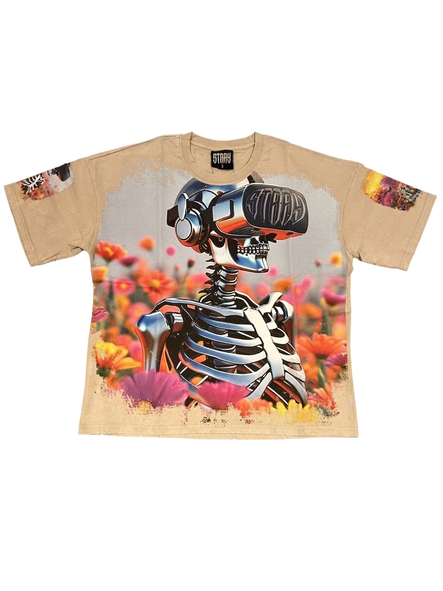 STRAY Industries Cyborg/VR Skeleton t-shirt