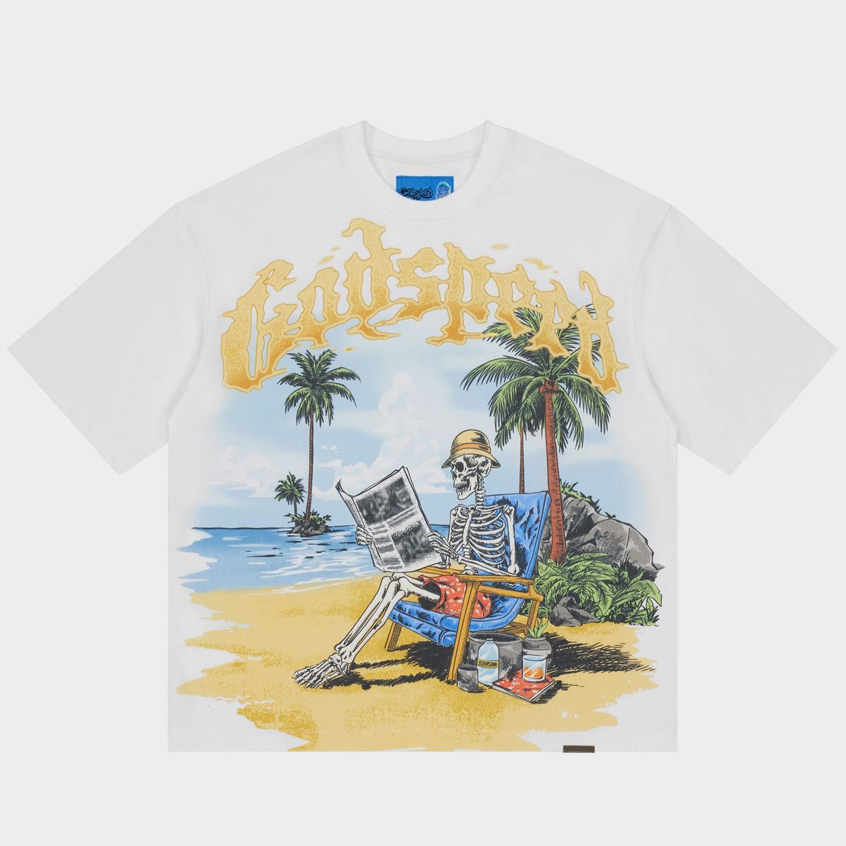 GODSPEED Skeleton Beach II T-shirt NG (White)