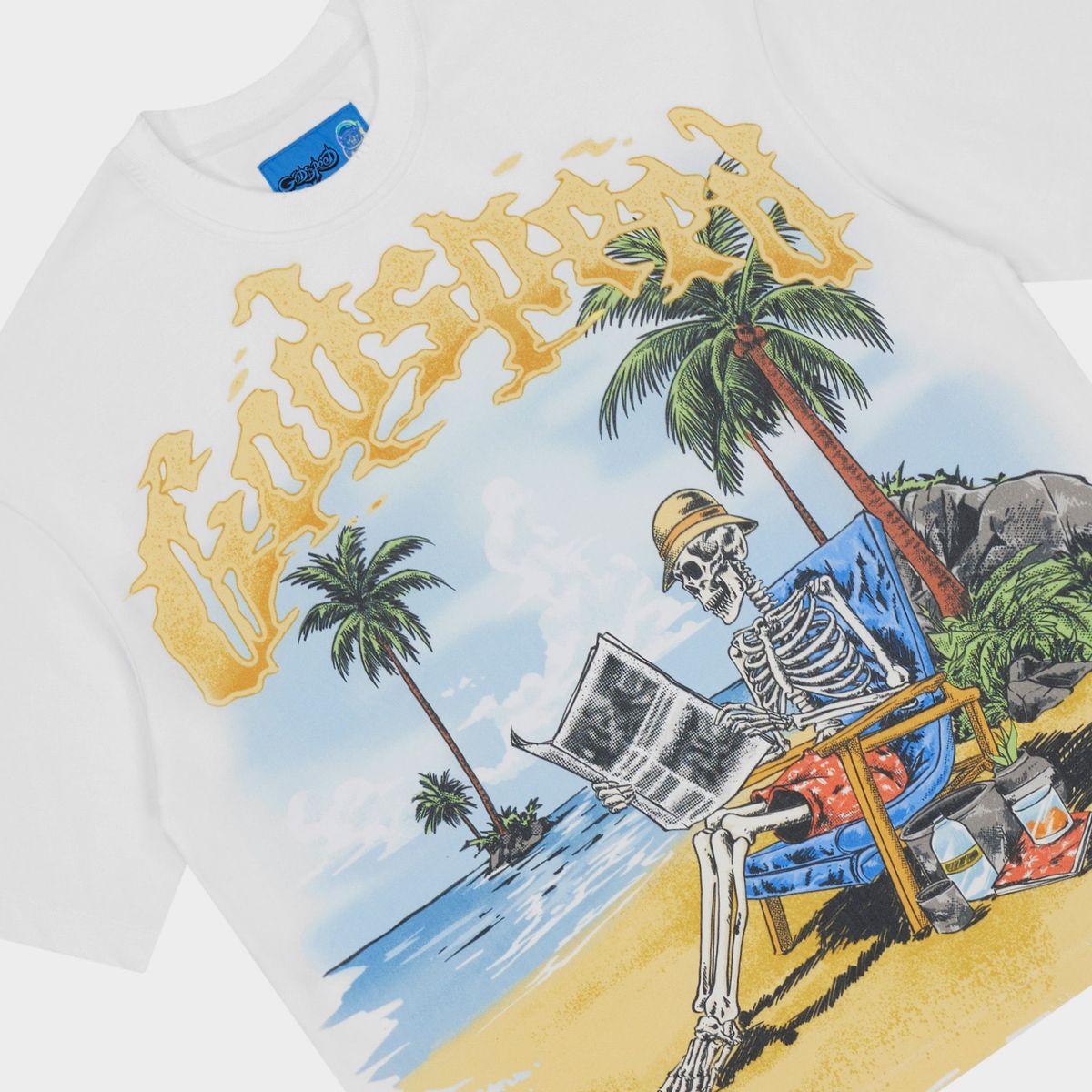 GODSPEED Skeleton Beach II T-shirt NG (White)