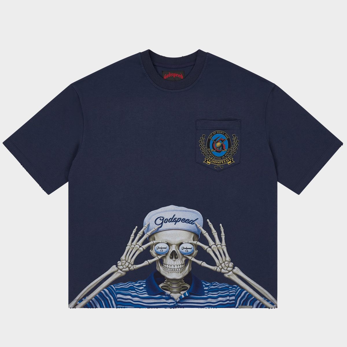 GODSPEED Golf Days Pocket T-shirt (Navy)