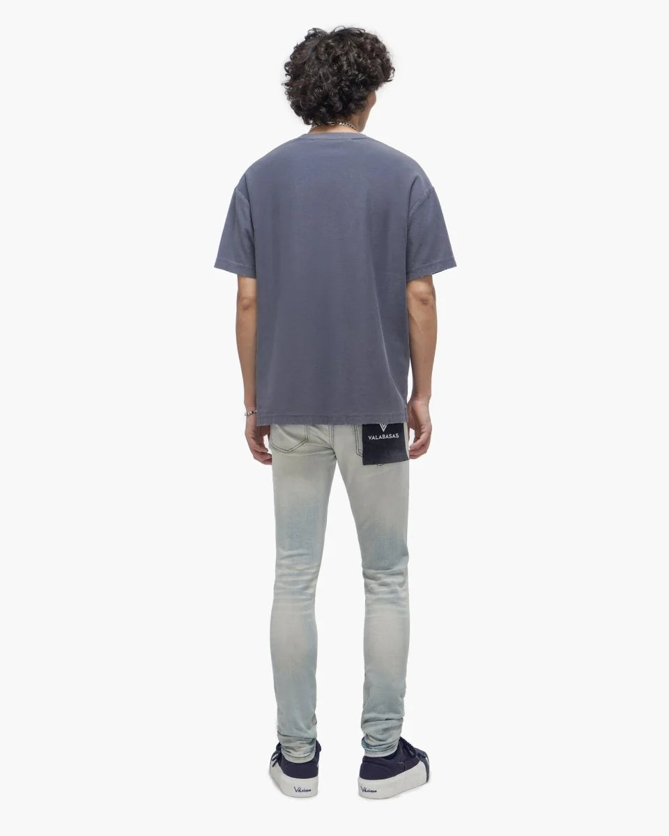 VALABASAS MR.CLEAN LIGHT WASH SKINNY JEANS