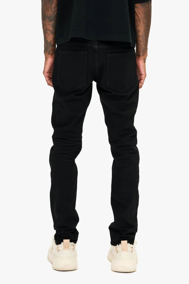 VALABASAS MR. SLIM JEAN JET BLACK