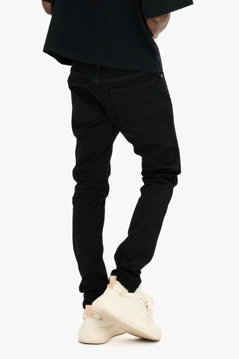 VALABASAS MR. SLIM JEAN JET BLACK