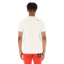 CULT SHORT SLEEVE CREW NECK TEE "SAINTS & SINNERS" IN WINTER WHITE-624A2-K34A