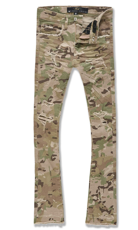 JORDAN CRAIG -KIDS STACKED TRIBECA TWILL PANTS (CAMO 2.0) -JTF960RCK