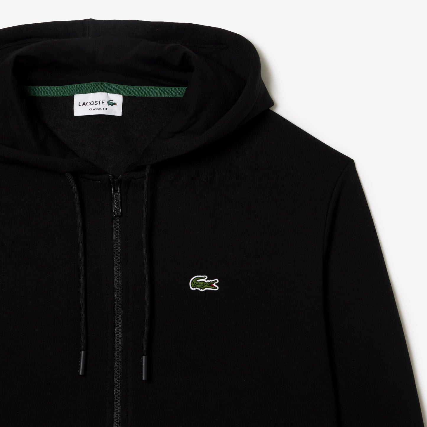 MEN'S FLEECE ZIP-UP HOODIE - LACOSTE - SH962651031