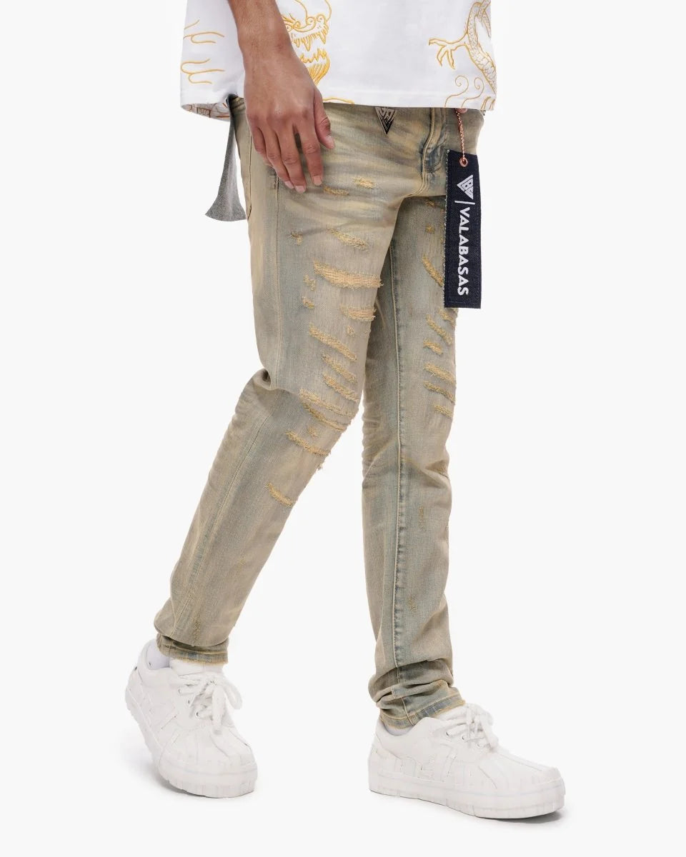 VALABASAS REPAIR SKINNY VINTAGE WASH-VLBS-VJ2-1047