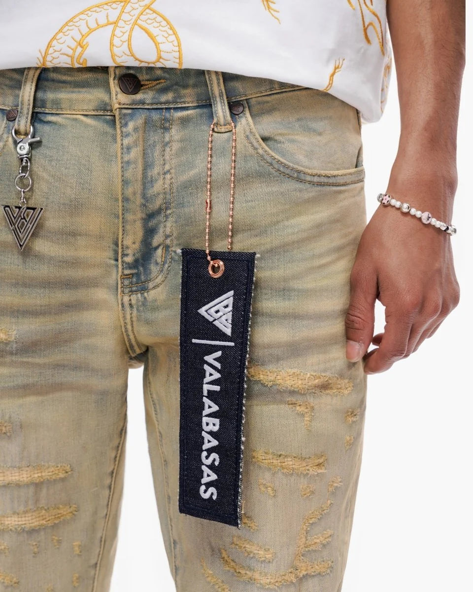 VALABASAS REPAIR SKINNY VINTAGE WASH-VLBS-VJ2-1047