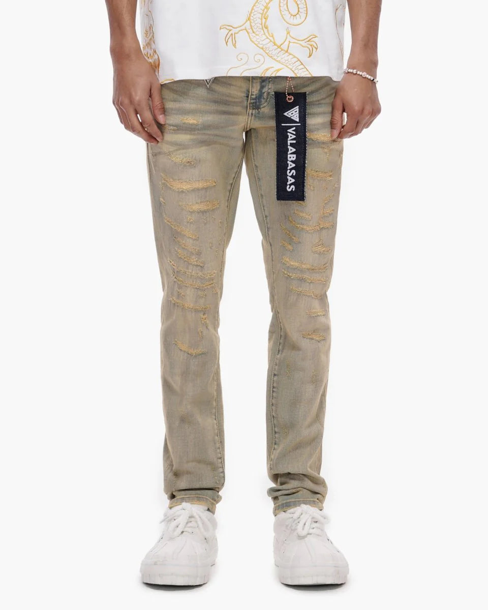 VALABASAS REPAIR SKINNY VINTAGE WASH-VLBS-VJ2-1047