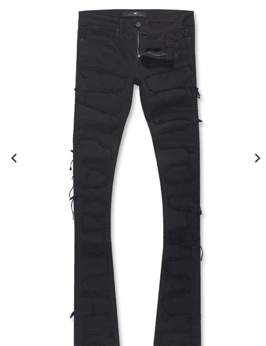 JORDAN CRAIG MARTIN STACKS DENIM JET BLACK JTF1150