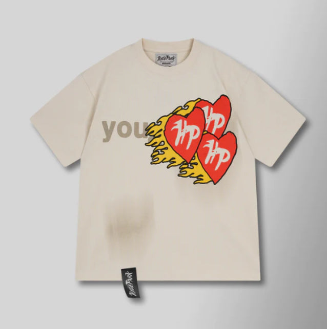 HYDEPARK- FIREBALL TEE - CREAM