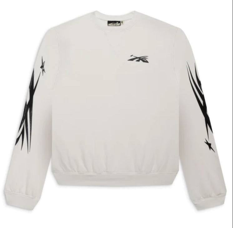 Hellstar Sports Crewneck (White) hs mini logo crew